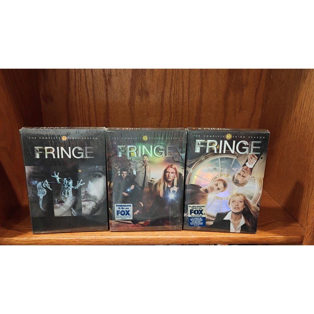 Fringe Seasons 1, 2 & 3 DVD Box Sets Complete Seasons New Sealed